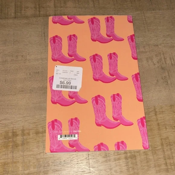 Cowgirl Boots Trendy Journal Notebook Pink & Orange BRAND NEW! - Picture 4 of 5